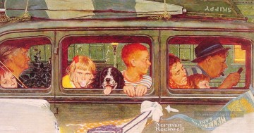 Norman Rockwell Painting - yendo y viniendo 1947 1 Norman Rockwell